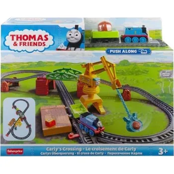 Fisher Price Thomas & Friends Carly's Crossing Metal Engine Train Set GXD48 Vláček a vláčkodráha Fisher Price Thomas & Friends Carly's Crossing Metal Engine Train Set GXD48
