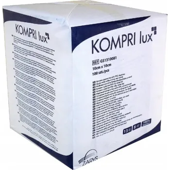 ZARYS International Group KOMPRI lux - Komprese gázová, 17N, 8W, 10cmx10cm, nesterilní (100ks)