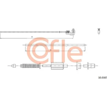Autodíl Lanko plynu, , 7700415221, 7700422152, 7700428588, 7700802693, 7700846913, 8200073162, COFLE, 10.0387