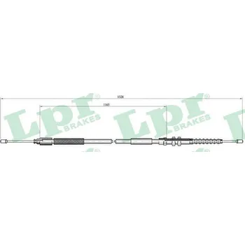 Lanko parkovací brzdy Tažné lanko, parkovací brzda, , 4745H5, LPR, C0112B