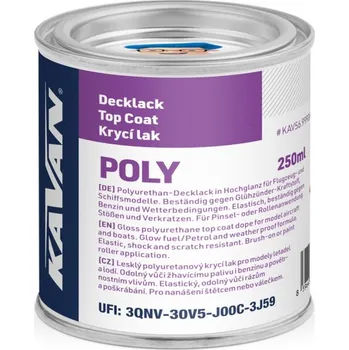 Lak na dřevo KAVAN krycí lak POLY, 250ml