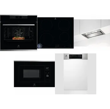 Set domácích spotřebičů ELECTROLUX KOEBP39X + ELECTROLUX LIR60433B + ELECTROLUX LFG716X + ELECTROLUX LMS2203EMX + ELECTROLUX EEM43300IX