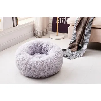 Pelíšek pro psa Útulný pelíšek pro psy Barva: Světle šedá, Velikost: M