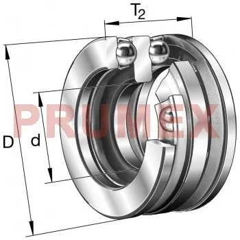 FAG 52322-MP axiální kuličkové ložisko