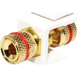 25.92.0163 Keystone reproduktorový konektor, červený