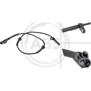 Snímač, počet otáček kol, , 111803538370, A.B.S., 30805