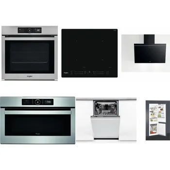Set domácích spotřebičů WHIRLPOOL AKZ9 9480 IX + WHIRLPOOL WL S7260 NE + WHIRLPOOL AKR 62F LT K + WHIRLPOOL ABSOLUTE AMW 730 IX + WHIRLPOOL WSIO 3O34 PFE X + WHIRLPOOL ART 65031