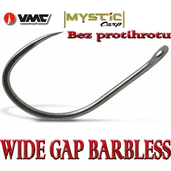 Rybářský háček VMC Háčky 7022 Mystic Carp Wide Gap Barbless NT4