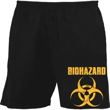 Pánské kraťasy bermudy, kraťasy Biohazard - logo