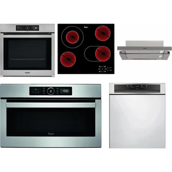 Set domácích spotřebičů WHIRLPOOL AKZ9 9480 IX + WHIRLPOOL AKT 8190/BA + WHIRLPOOL AKR 5390/1 IX + WHIRLPOOL ABSOLUTE AMW 730 IX + WHIRLPOOL WBC 3C34 PF X