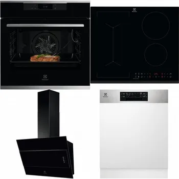 Set domácích spotřebičů ELECTROLUX KOEBP39X + ELECTROLUX LIV63431BK + ELECTROLUX LFV316K + ELECTROLUX EEM48300IX