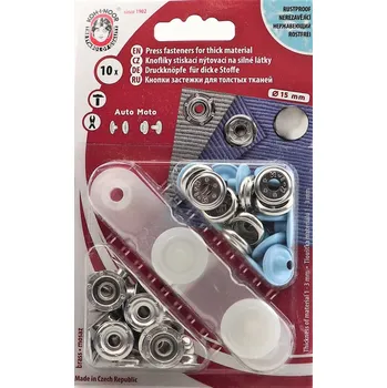 Nýt Kohinoor Druky kovové 15 mm, světle modré