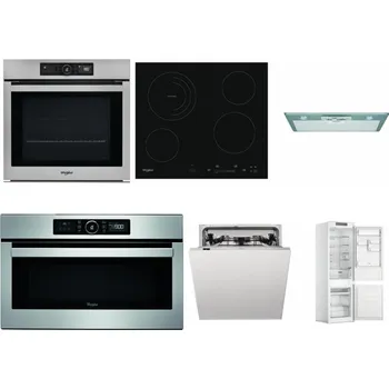 Set domácích spotřebičů WHIRLPOOL AKZ9 9480 IX + WHIRLPOOL AKT 8900 BA + WHIRLPOOL AKR 650/1 IX + WHIRLPOOL ABSOLUTE AMW 730 IX + WHIRLPOOL WIC 3C33 PFE + WHIRLPOOL WHC18 T311