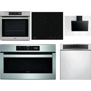 Set domácích spotřebičů WHIRLPOOL AKZ9 9480 IX + WHIRLPOOL AKT 8900 BA + WHIRLPOOL AKR 62F LT K + WHIRLPOOL ABSOLUTE AMW 730 IX + WHIRLPOOL WBC 3C34 PF X