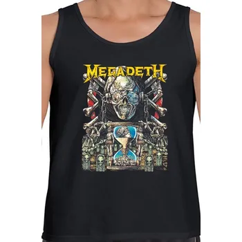 Pánské tílko tílko Megadeth - Cemetery, Hourglass, Logo