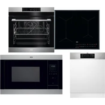 Set domácích spotřebičů AEG BPK742380M + AEG Mastery SenseFry IAE64431FB + AEG Mastery MSB2547D-M + AEG FEE72706PM