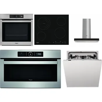 Set domácích spotřebičů WHIRLPOOL AKZ9 9480 IX + WHIRLPOOL AKT 8900 BA + WHIRLPOOL WHBS 62F LT K + WHIRLPOOL ABSOLUTE AMW 730 IX + WHIRLPOOL WIC 3C33 PFE