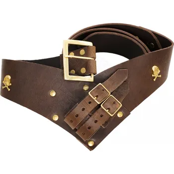 Opasek Pirátský kožený opasek s pouzdrem na meč