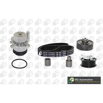 Rozvod motoru Vodní pumpa + sada ozubeného řemene, , 038109119B, 038109119D, 038109119M, 038121011A, 038121011AV, 038121011AX, 038198119D, 038198119E, 076109119A, 38109119, 38121011, 38121011A, BGA, TB0160CPK
