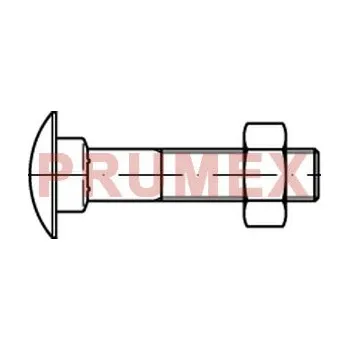 Šroub Šroub vratový DIN 603 M16x160 4.6 pozink