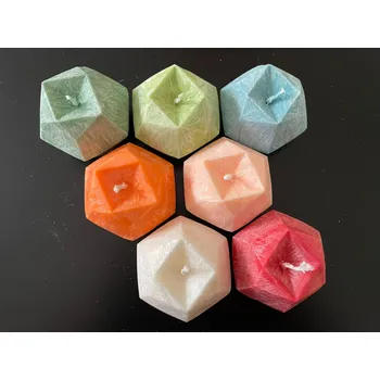 Svíčka Diamant, Barva: Medová