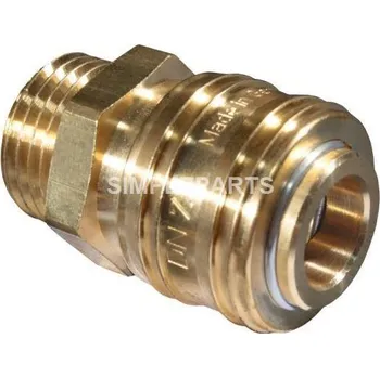 Hadicová spojka rychlospojka měděna 3/8", , GUDEPOL, AO5006