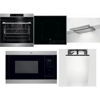 Set domácích spotřebičů AEG BSK782380M + AEG Mastery SenseFry IAE64431FB + AEG DPE5660M + AEG Mastery MSB2547D-M + AEG Mastery GlassCare FSE73407P