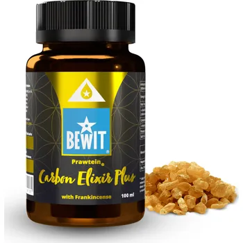 Přírodní produkt Bewit Prawtein Carbon Elixir Plus s kadidlovým esenciálním olejem 100 ml