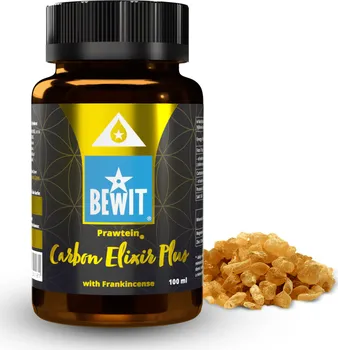 Přírodní produkt Bewit Prawtein Carbon Elixir Plus s kadidlovým esenciálním olejem 100 ml