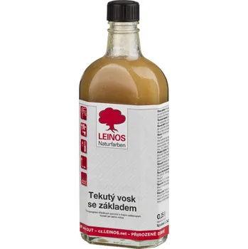 barva a nátěr na dřevo LEINOS 342 Tekutý vosk se základem (250ml) olejo-vosková impregnace dřeva, dřevěných trámů a obkladů v interiéru.