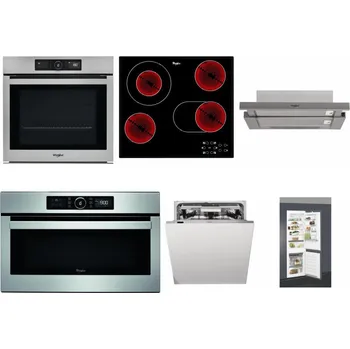 Set domácích spotřebičů WHIRLPOOL AKZ9 9480 IX + WHIRLPOOL AKT 8190/BA + WHIRLPOOL AKR 5390/1 IX + WHIRLPOOL ABSOLUTE AMW 730 IX + WHIRLPOOL WIO 3T133 PLE + WHIRLPOOL ART 66112
