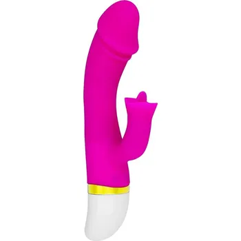 Vibrátor LOLO luxusní multifunkční vibrátor se stimulátorem růžový