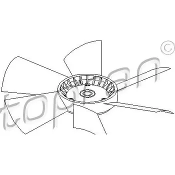 Chladič motoru Odvětrávání, chlazení motoru, , 6012000323, A6012000323, TOPRAN, 401 468