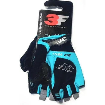 Cyklistické rukavice 3F CYKLISTICKÉ rukavice AIR VENT pro dospělé - 2 barvy velikost rukavic: S, barva rukavic: tyrkysová
