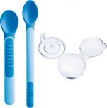 MAM LZICKY Feeding spoons & Cover 6+, modre