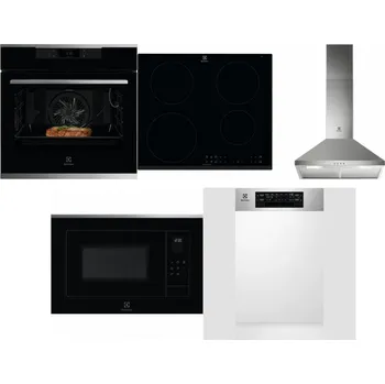 Set domácích spotřebičů ELECTROLUX KOEBP39X + ELECTROLUX LIR60430 + ELECTROLUX LFC316X + ELECTROLUX LMS4253TMX + ELECTROLUX EEM43300IX