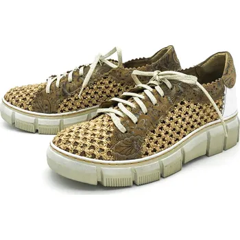 Dámské tenisky Dámské kožené tenisky 05850-04/001 hnědá MACIEJKA Barva: hnědá, Velikost: 40