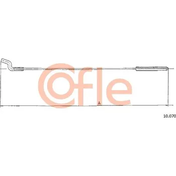 Lanko parkovací brzdy Lanko plynu, , 112721555, 311721555G, COFLE, 10.070