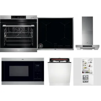 Set domácích spotřebičů AEG BSK782380M + AEG Mastery SenseBoil IAE64413XB + AEG Mastery DBB5660HM + AEG Mastery MSB2547D-M + AEG Mastery MaxiFlex FSB53927Z + AEG Mastery NoFrost SCB618F6TS