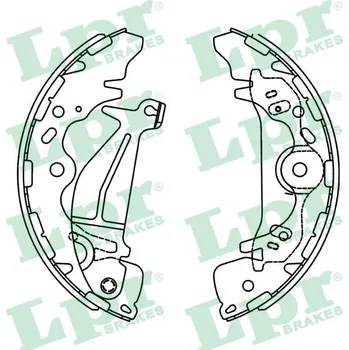 Brzdová čelist Sada brzdových čelistí, , 583054AA19, 583054AA20, 583054AA30, LPR, 09240