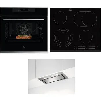Set domácích spotřebičů ELECTROLUX KOEBP39X + ELECTROLUX EHF6547FXK + ELECTROLUX LFG716X