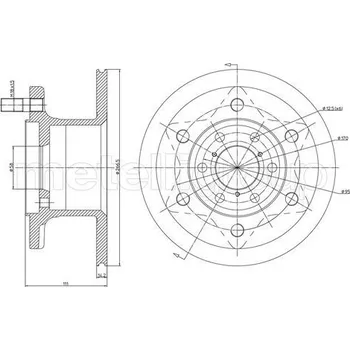 Brzdový kotouč Brzdový kotouč, , 1904529, 93800492, METELLI, 23-0079