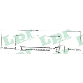 Spojkové lanko Tazne lanko, ovladani spojky, , 6142027, 6151767, LPR, C0091C