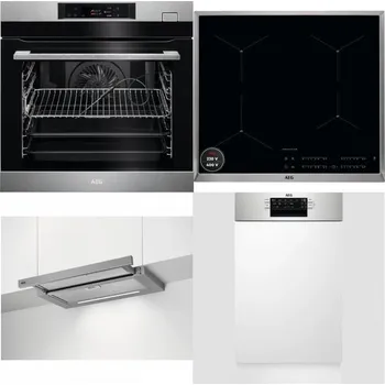 Set domácích spotřebičů AEG BSK782380M + AEG Mastery SenseBoil IAE64413XB + AEG DPE5660M + AEG Mastery MaxiFlex FEE73517PM