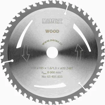 Pilový kotouč Narex 65405833 185 x 1,6 mm 48 zubů