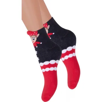 Dívčí froté vánoční ponožky 096/037 STEVEN