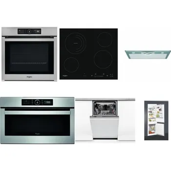 Set domácích spotřebičů WHIRLPOOL AKZ9 9480 IX + WHIRLPOOL AKT 8900 BA + WHIRLPOOL AKR 650/1 IX + WHIRLPOOL ABSOLUTE AMW 730 IX + WHIRLPOOL WSIO 3O34 PFE X + WHIRLPOOL ART 65031