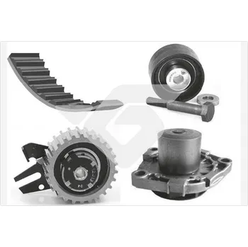 Rozvod motoru Vodni pumpa + sada ozubeneho remene, , 71771579, 71771592, HUTCHINSON, KH 411WP72