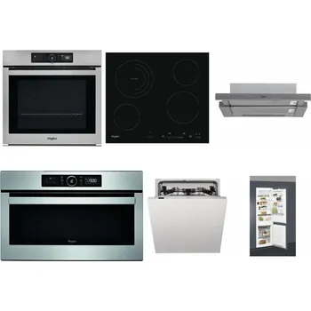 Set domácích spotřebičů WHIRLPOOL AKZ9 9480 IX + WHIRLPOOL AKT 8900 BA + WHIRLPOOL AKR 749/1 IX + WHIRLPOOL ABSOLUTE AMW 730 IX + WHIRLPOOL WIC 3C33 PFE + WHIRLPOOL ART 66112