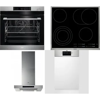 Set domácích spotřebičů AEG BSK782380M + AEG Mastery DirectTouch HK654070XB + AEG Mastery DBB5660HM + AEG Mastery MaxiFlex FEE73517PM